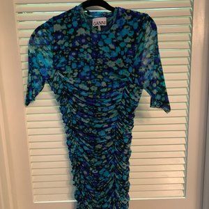 Ganni Mini Mesh Dress